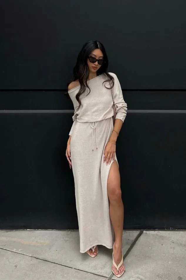Runaway The Label Maxi Shop FLORIDA MAXI DRESS 8211 SAND