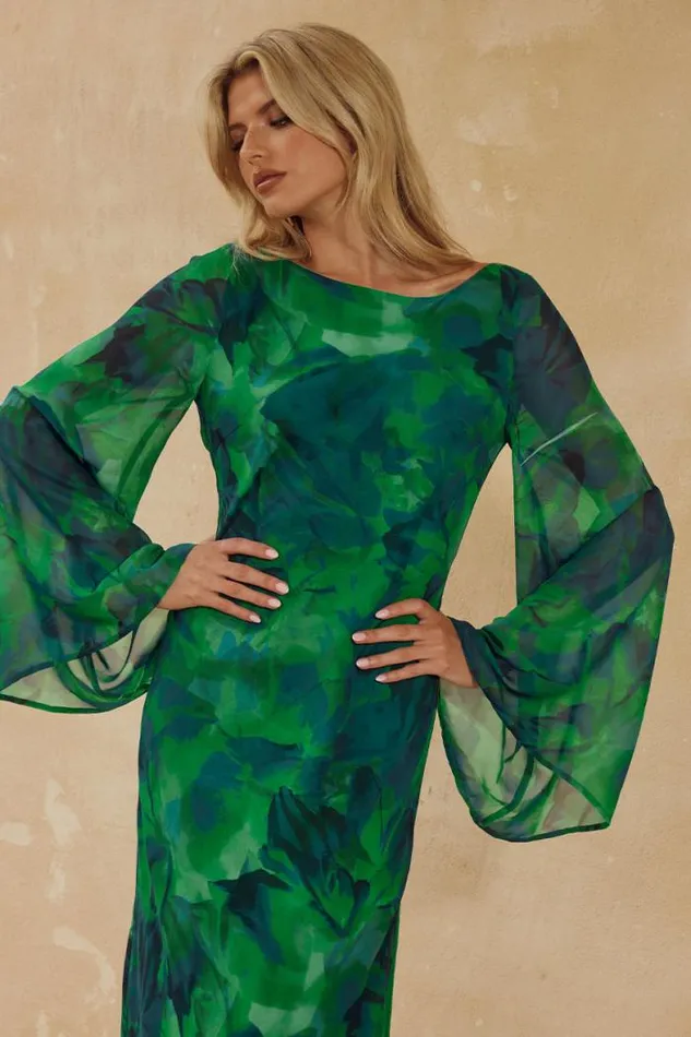 Runaway The Label Maxi Shop KIMBER MAXI DRESS 8211 CALISTA GREEN