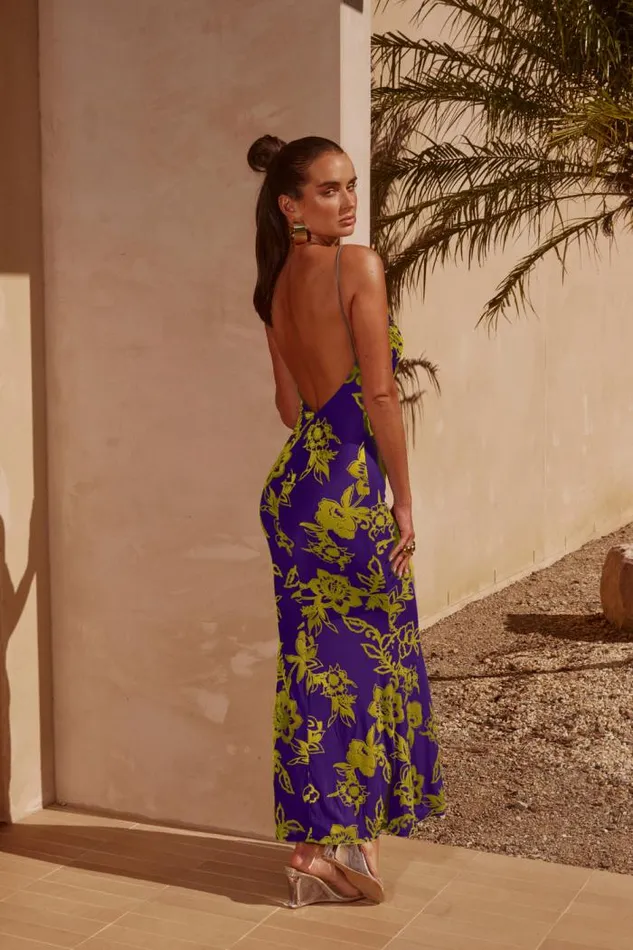 Runaway The Label Maxi Shop PRETORIA MAXI DRESS 8211 VIOLET