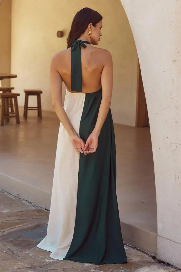 Runaway The Label Maxi Shop RIVIERA MAXI DRESS 8211 EMERALDSAND