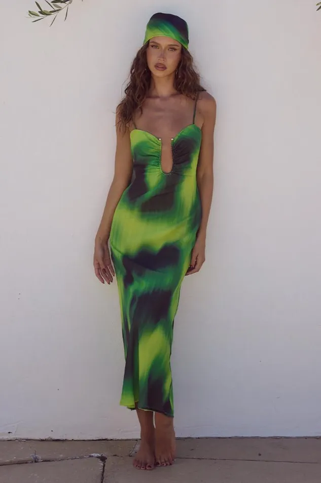 Runaway The Label Midi Shop ASTORA MIDI DRESS 8211 LOTUS PRINT