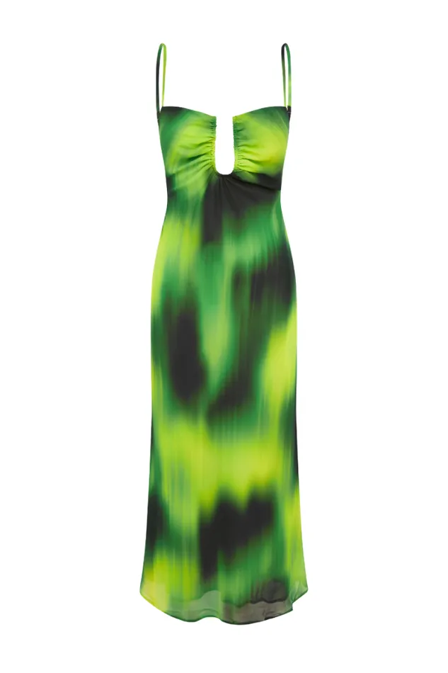 Runaway The Label Midi Shop ASTORA MIDI DRESS 8211 LOTUS PRINT