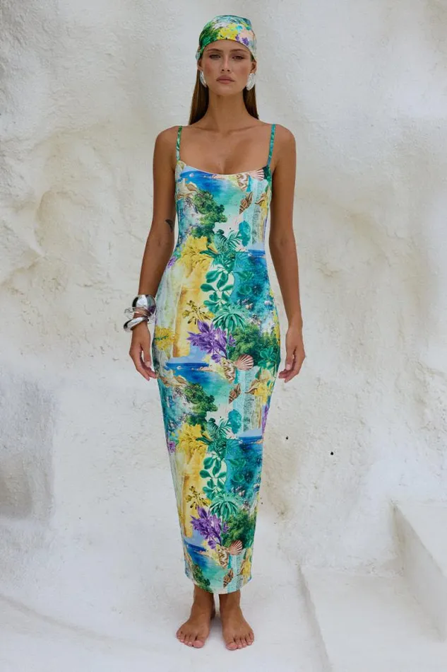 Runaway The Label Midi Shop DEIA MIDI DRESS 8211 ESME PRINT