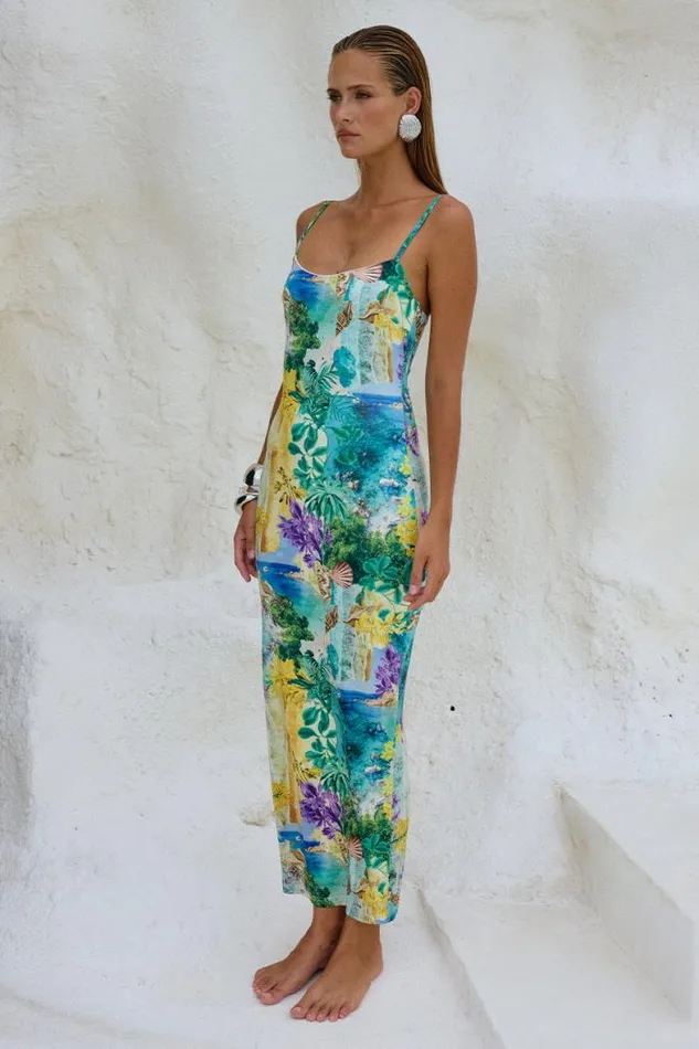 Runaway The Label Midi Shop DEIA MIDI DRESS 8211 ESME PRINT