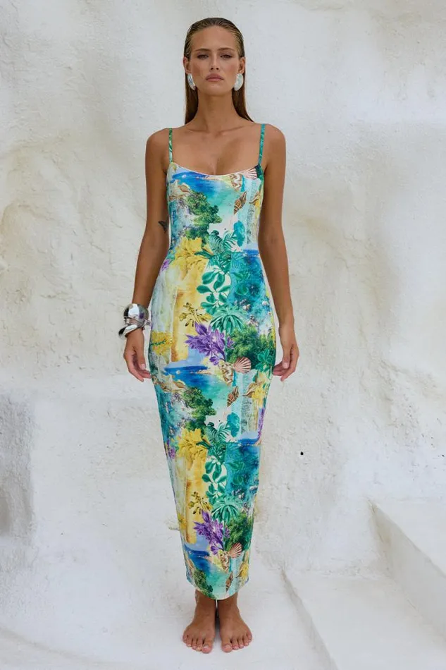 Runaway The Label Midi Shop DEIA MIDI DRESS 8211 ESME PRINT