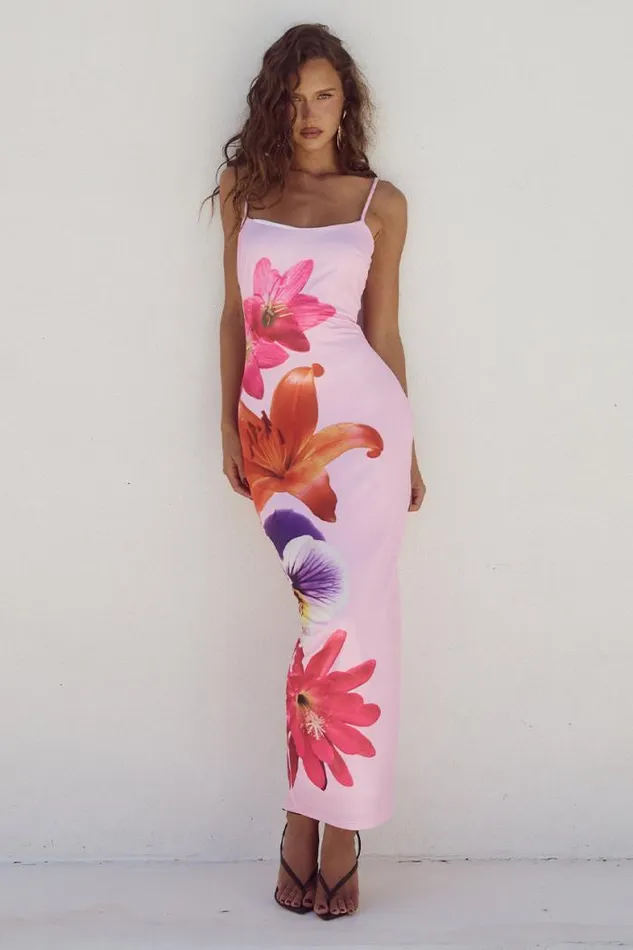 Runaway The Label Midi Shop DEIA MIDI DRESS 8211 MULTI FLOWER