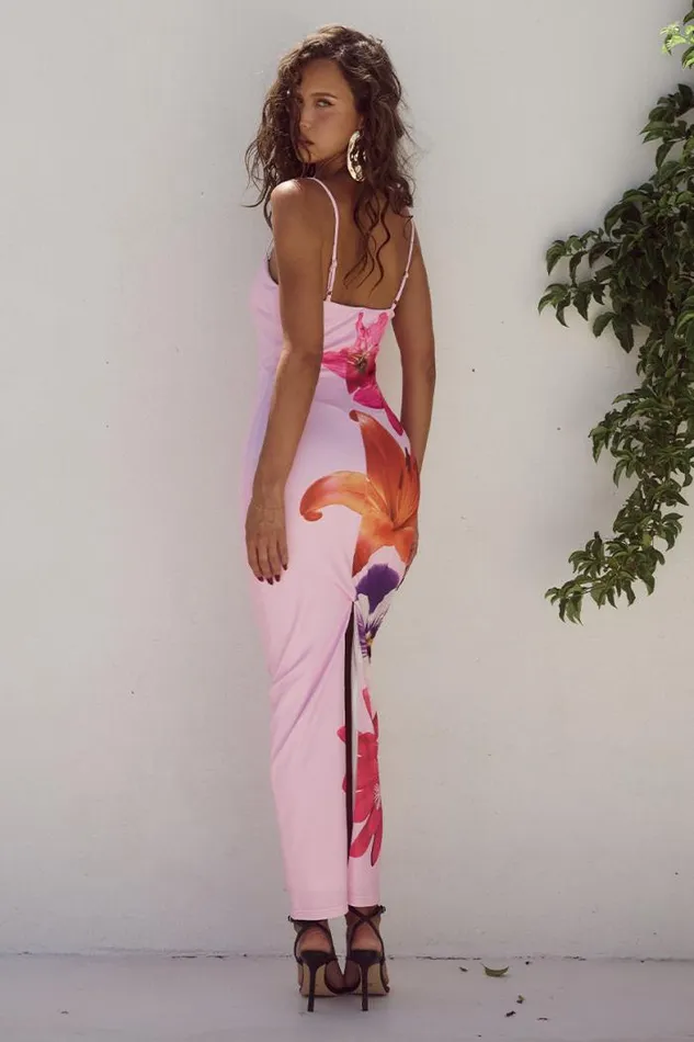 Runaway The Label Midi Shop DEIA MIDI DRESS 8211 MULTI FLOWER