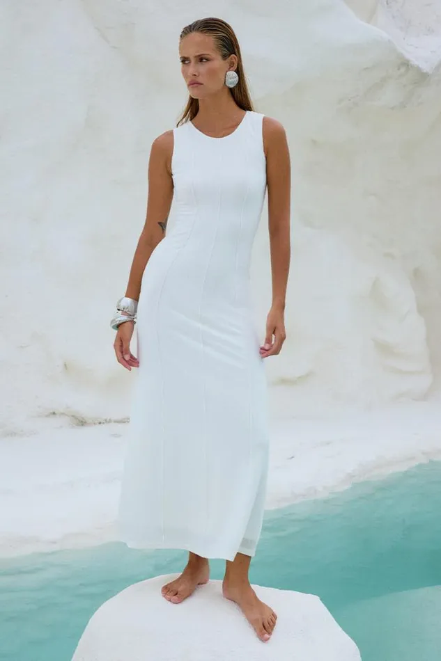 Runaway The Label Midi Shop EOS MIDI DRESS 8211 IVORY