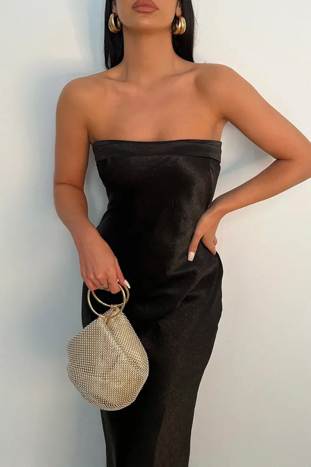 Runaway The Label Midi Shop Leila Slip Dress 8211 Black Runaway The Label Midi Shop Leila Slip Dress 8211 Black