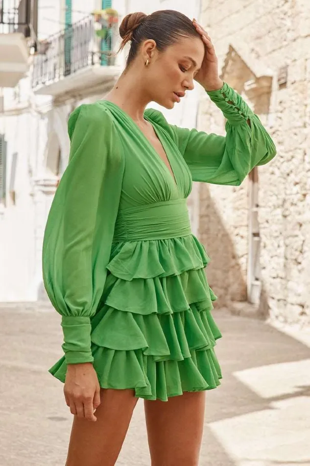 Runaway The Label Mini Shop ANALISE MINI DRESS 8211 APPLE