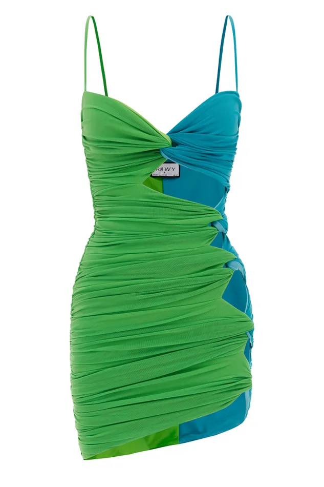 Runaway The Label Mini Shop LILY MINI DRESS 8211 GREENAQUA