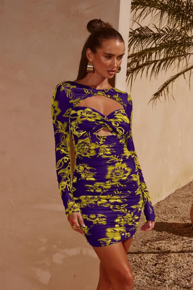 Runaway The Label Mini Shop SELINE MINI DRESS 8211 VIOLET