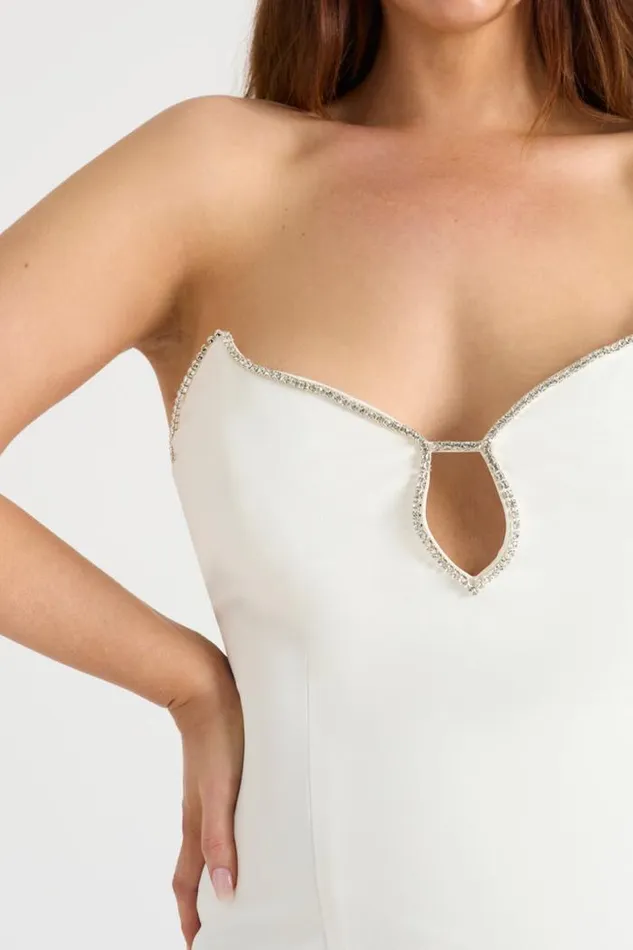 Runaway The Label Mini Shop THE DIAMOND MINI DRESS 8211 WHITE Runaway The Label Mini Shop THE DIAMOND MINI DRESS 8211 WHITE