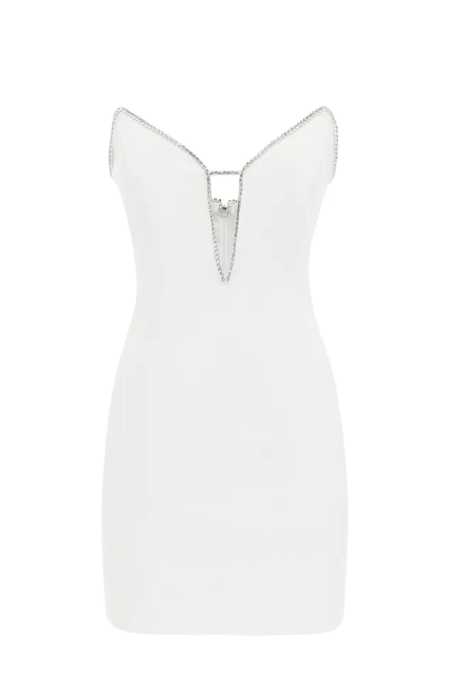 Runaway The Label Mini Shop THE DIAMOND MINI DRESS 8211 WHITE Runaway The Label Mini Shop THE DIAMOND MINI DRESS 8211 WHITE