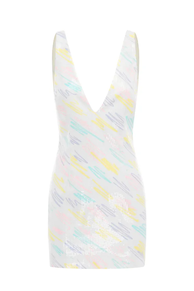 Runaway The Label Mini Shop THE SQUIGGLE MINI DRESS 8211 PRINT