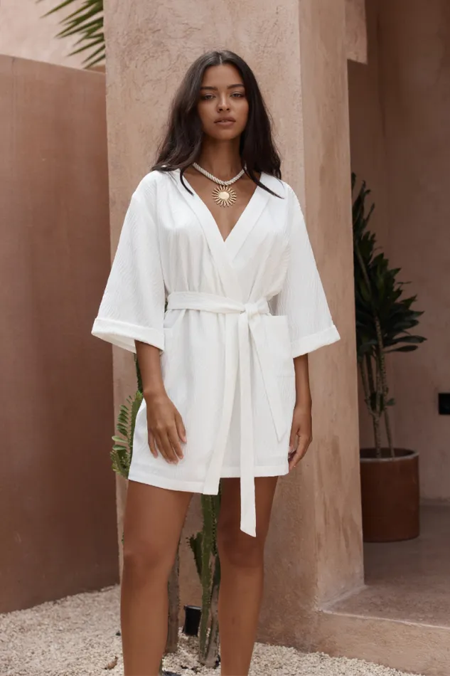 Runaway The Label Mini Shop UTOPIA MINI DRESS 8211 WHITE