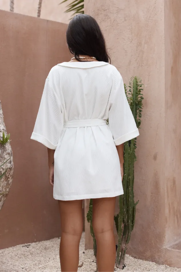 Runaway The Label Mini Shop UTOPIA MINI DRESS 8211 WHITE
