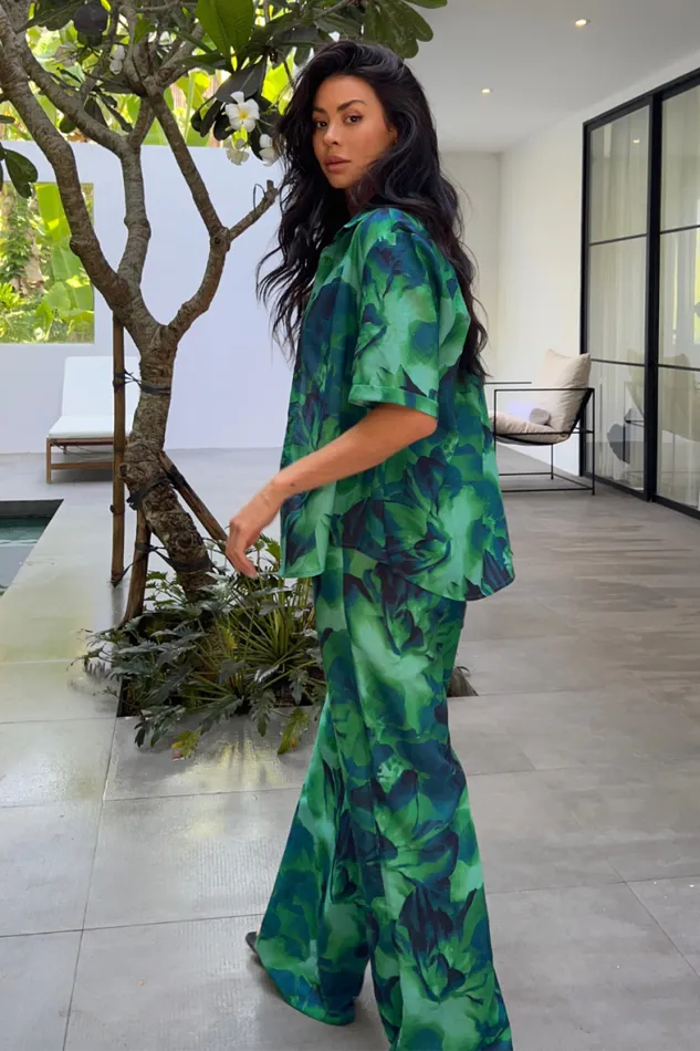 Runaway The Label Pants Shop KARMA PANT 8211 CALISTA GREEN