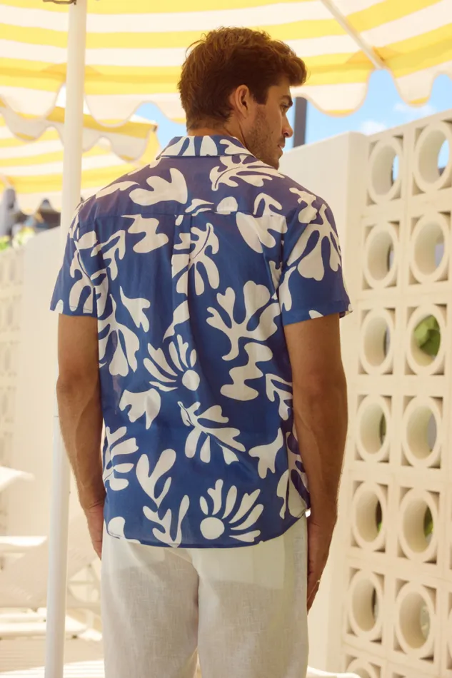 Runaway The Label Sets Menswear BOTANICA SHIRT 8211 STEEL