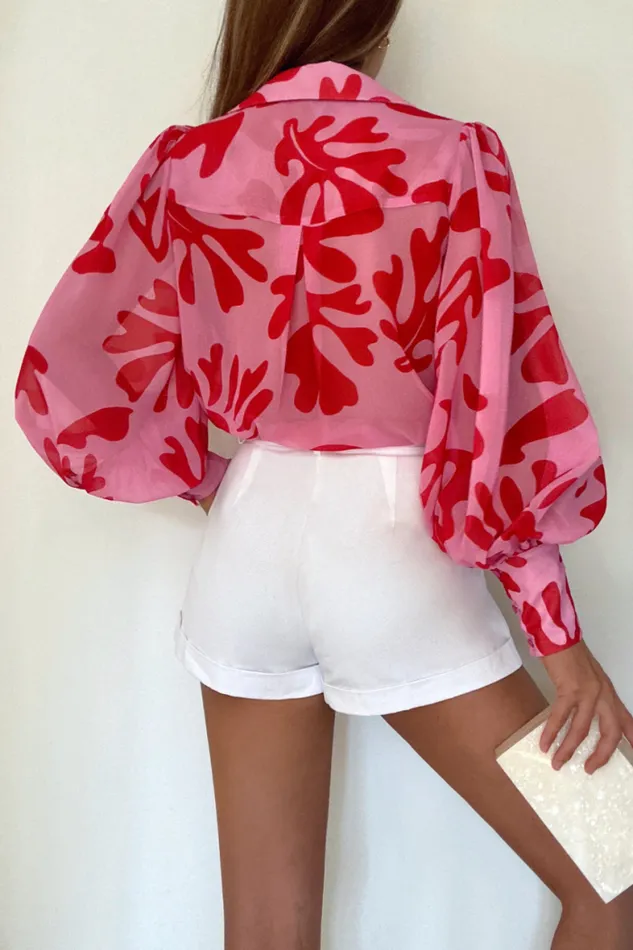 Runaway The Label Shirts and Blouses Shop FLEETWOOD BLOUSE 8211 BOTANICA PINK