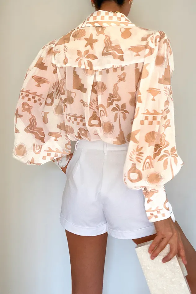 Runaway The Label Shirts and Blouses Shop FLEETWOOD BLOUSE 8211 COVE WHITE Runaway The Label Shirts and Blouses Shop FLEETWOOD BLOUSE 8211 COVE WHITE