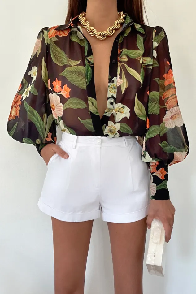 Runaway The Label Shirts and Blouses Shop FLEETWOOD BLOUSE 8211 MAIORI BLACK