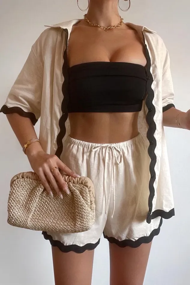 Runaway The Label Shirts and Blouses Shop HARRY SHIRT 8211 SANDBLACK
