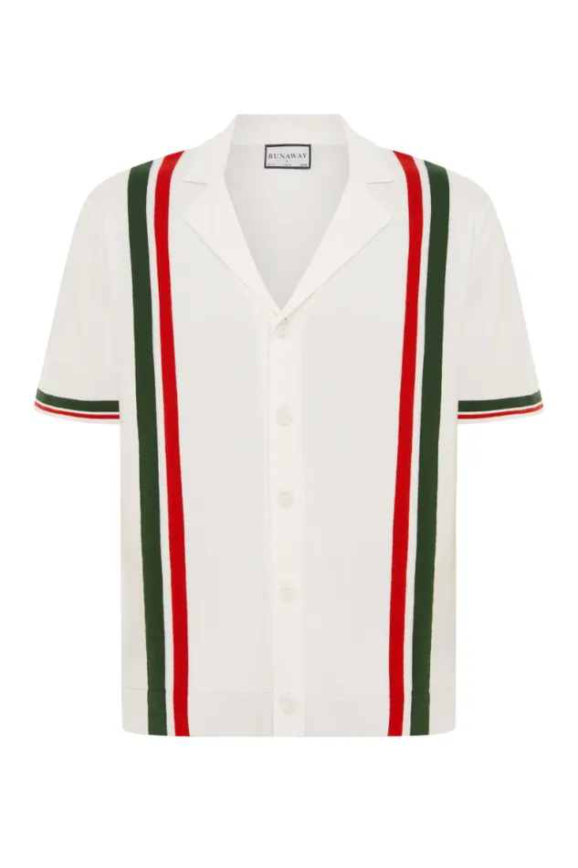 Runaway The Label Shirts Menswear BENNY SHIRT 8211 KHAKI MULTI