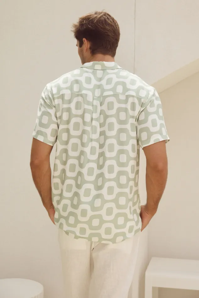 Runaway The Label Shirts Menswear MASON SHIRT 8211 MINT BRANDON