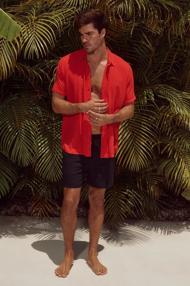 Runaway The Label Shirts Menswear PERRY SHIRT 8211 RED