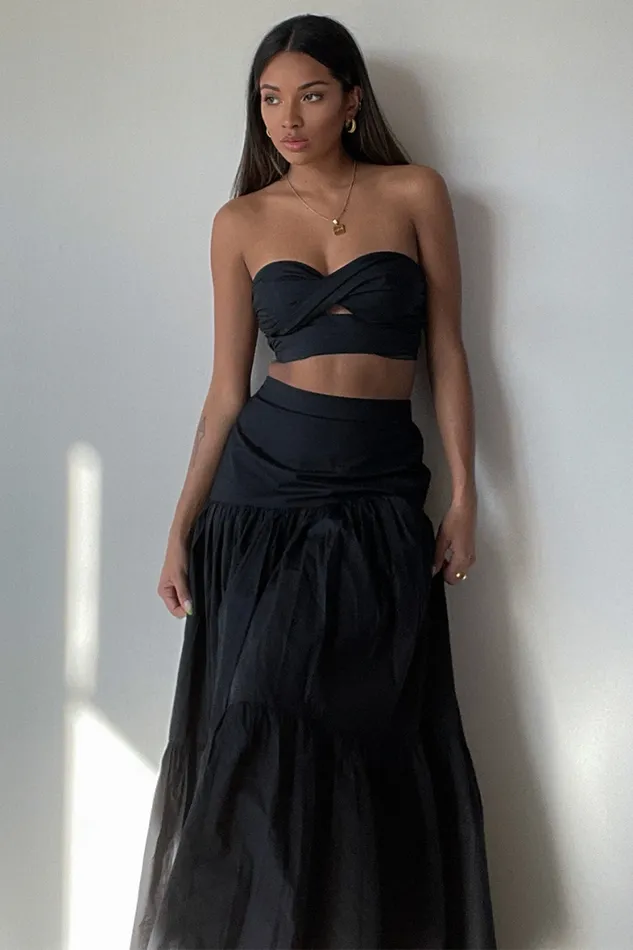 Runaway The Label Skirts Shop Ayla Maxi Skirt 8211 Black