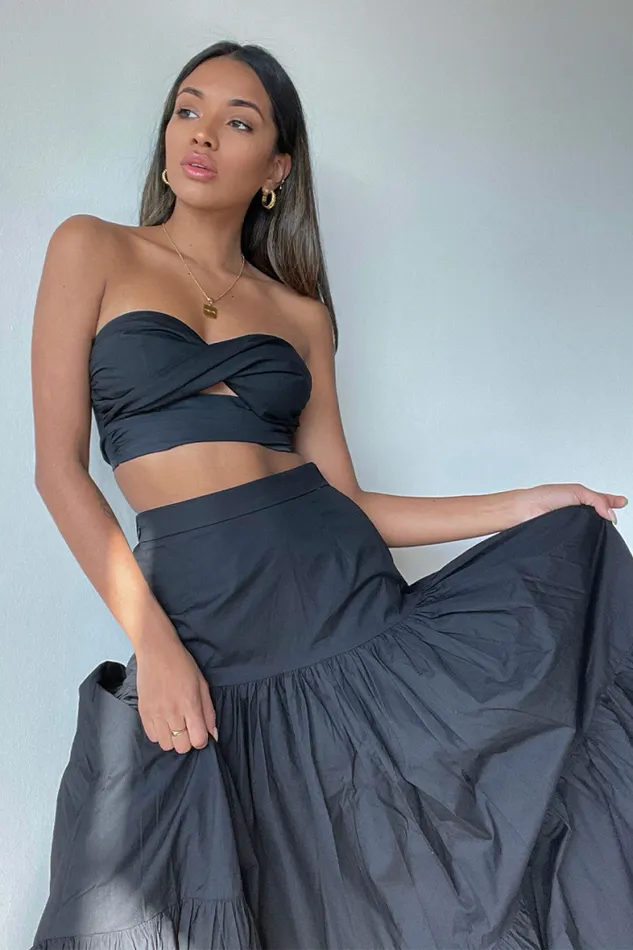 Runaway The Label Skirts Shop Ayla Maxi Skirt 8211 Black