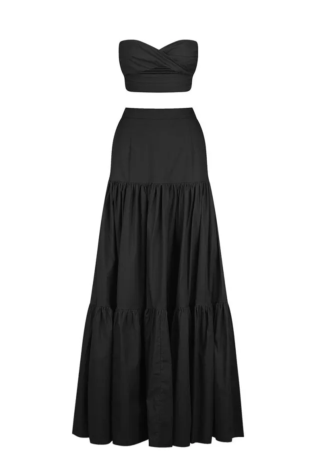 Runaway The Label Skirts Shop Ayla Maxi Skirt 8211 Black
