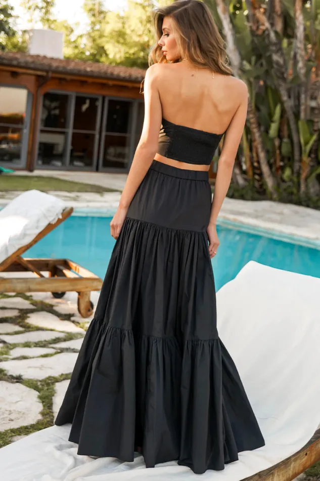Runaway The Label Skirts Shop Ayla Maxi Skirt 8211 Black