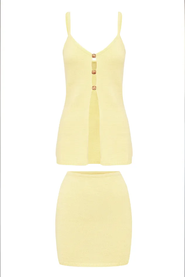 Runaway The Label Skirts Shop NORMANI LOW RISE SKIRT 8211 BUTTER