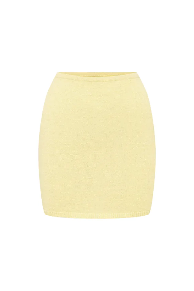 Runaway The Label Skirts Shop NORMANI LOW RISE SKIRT 8211 BUTTER