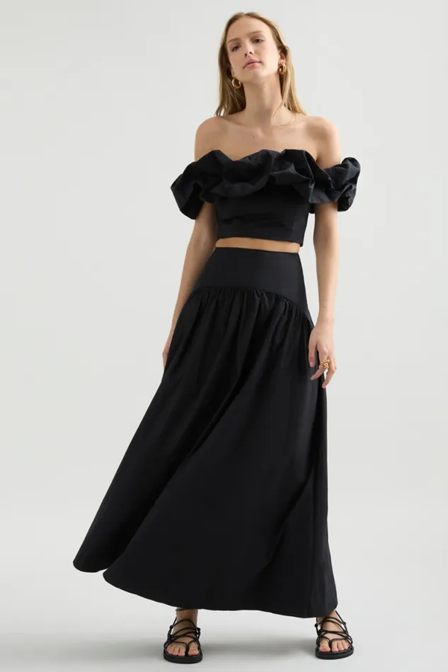 Runaway The Label Skirts Shop Savannah Maxi Skirt 8211 Black