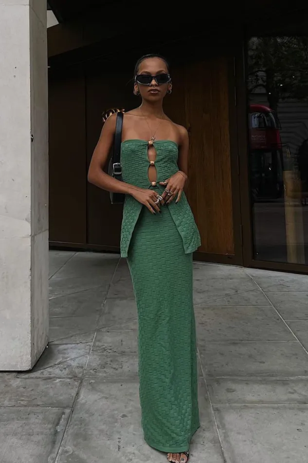 Runaway The Label Skirts Shop TAYA MAXI SKIRT 8211 KHAKI Runaway The Label Skirts Shop TAYA MAXI SKIRT 8211 KHAKI