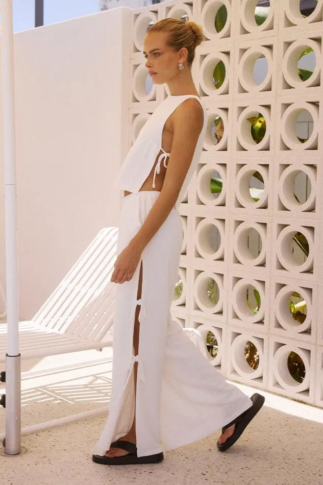 Runaway The Label Summer Sets Shop ELINA TOP 8211 WHITE