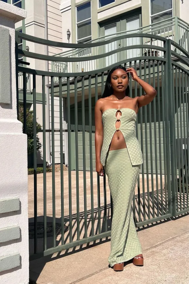 Runaway The Label Summer Sets Shop WATAYA TOP 8211 SAGE