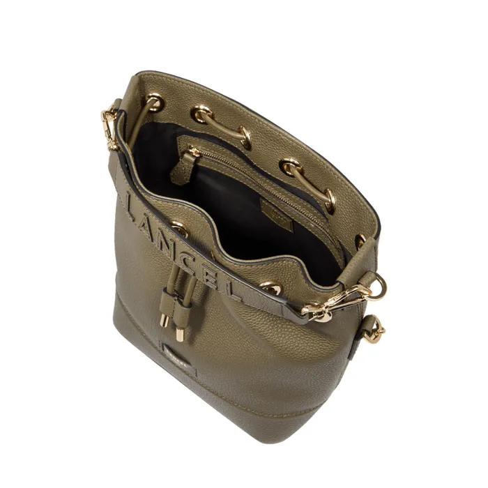 S Bucket Bag Dark Khaki Women Lancel Cross Body Bags S Bucket Bag Dark Khaki Women Lancel Cross Body Bags