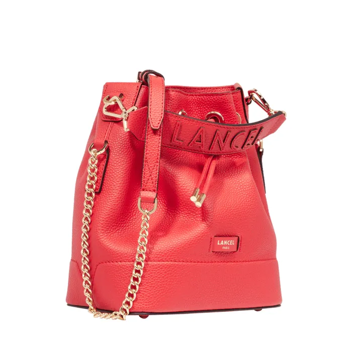 S Bucket Bag Kiss Red Women Lancel Bucket Bags