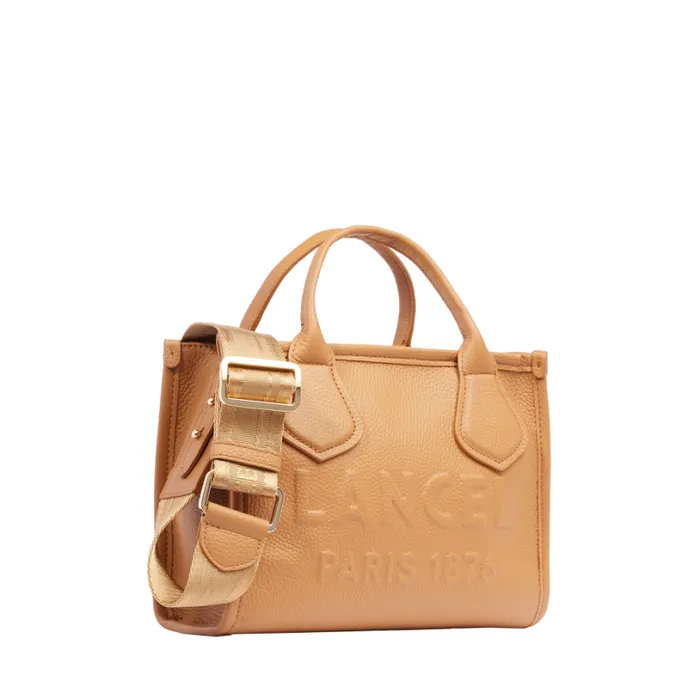 S Zip Tote Camel Women Lancel Hand Bags