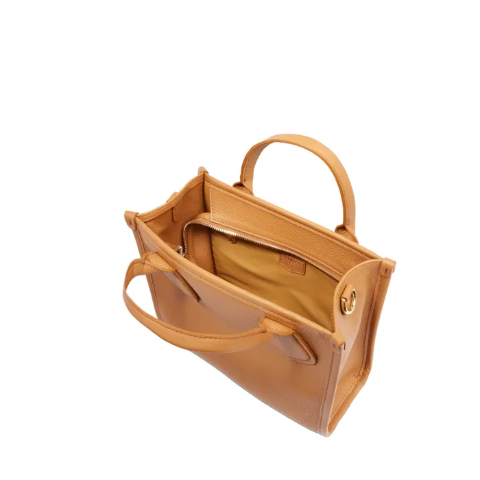 S Zip Tote Camel Women Lancel Hand Bags