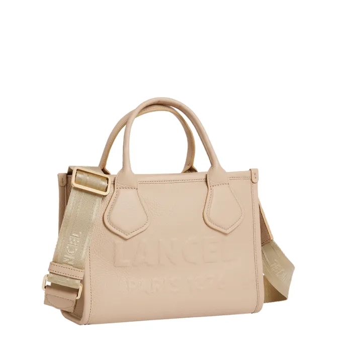 S Zip Tote Cappucino Women Lancel Hand Bags