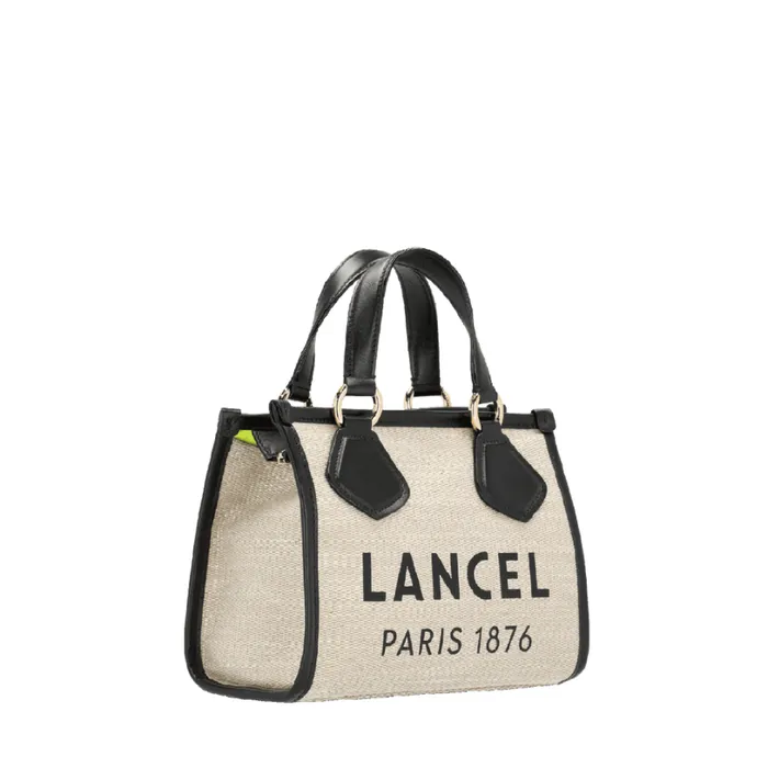 S Zip Tote Naturalblack Women Lancel Hand Bags S Zip Tote Naturalblack Women Lancel Hand Bags