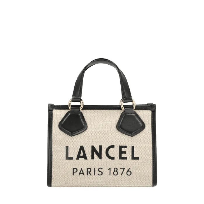 S Zip Tote Naturalblack Women Lancel Tote Bags