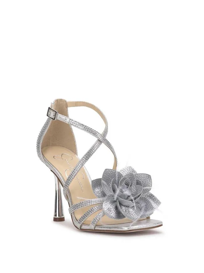 Sandals Shoes Jessica Simpson Allore High Heel In Silver