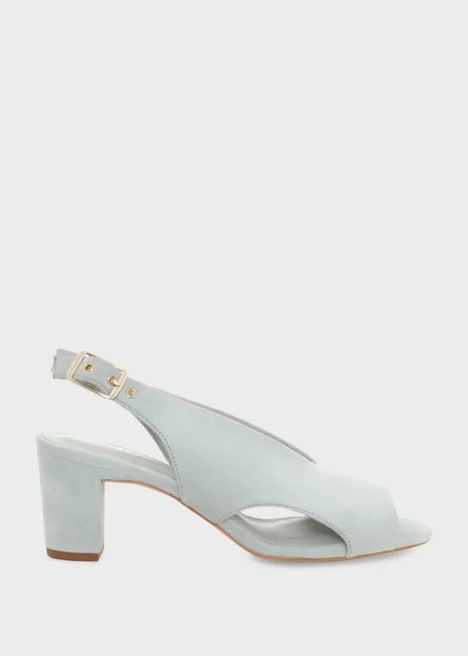 Sandals Women HOBBS Riley Suede Sandals Sage Green