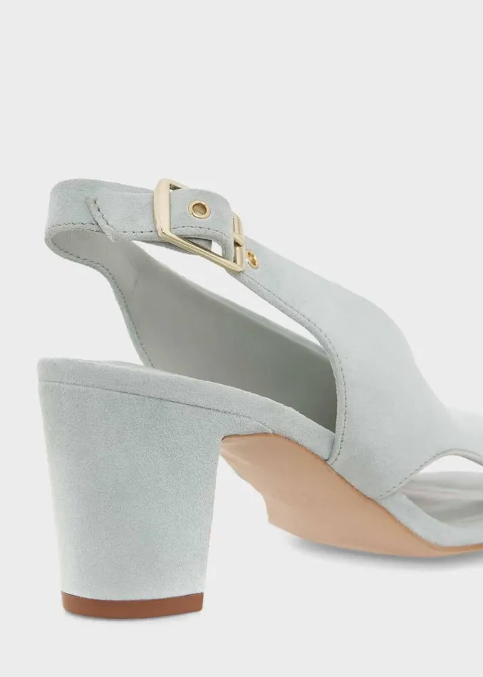 Sandals Women HOBBS Riley Suede Sandals Sage Green